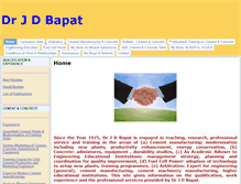 Tablet Screenshot of drjdbapat.com